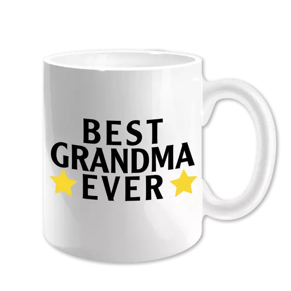 Best Grandma csillagok bögre
